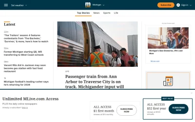 mlive.com screenshot