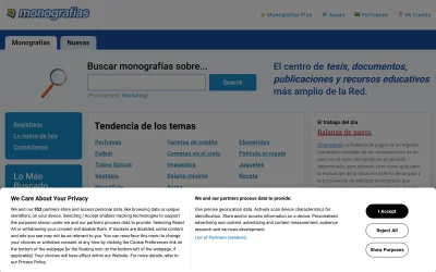 monografias.com screenshot