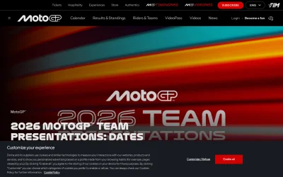 motogp.com screenshot