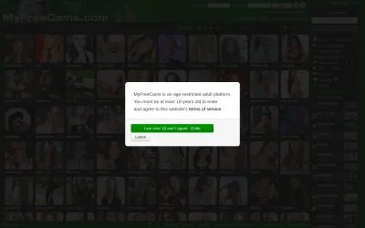 myfreecams.com screenshot