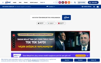 mynet.com screenshot