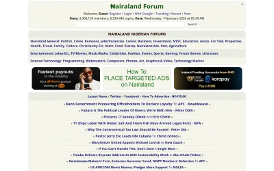 nairaland.com screenshot