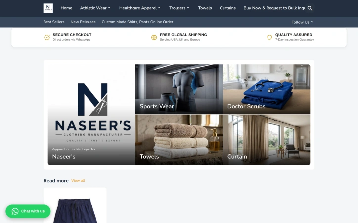 naseersexport.blogspot.com screenshot