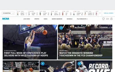 ncaa.com screenshot