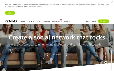 ning.com screenshot