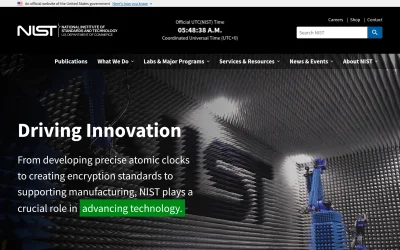 nist.gov screenshot