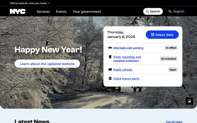 nyc.gov screenshot