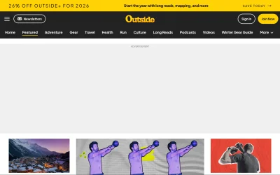 outsideonline.com screenshot