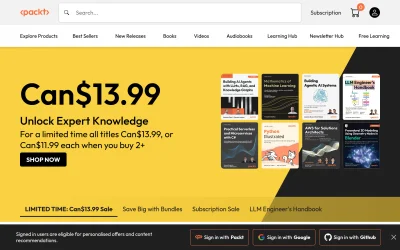 packtpub.com screenshot