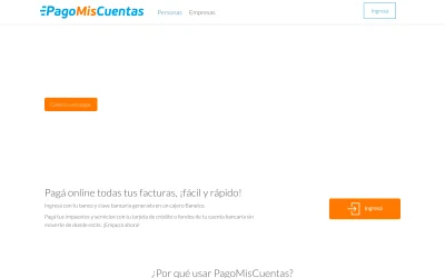 Preview of pagomiscuentas.com
