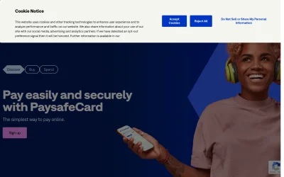 Preview of paysafecard.com