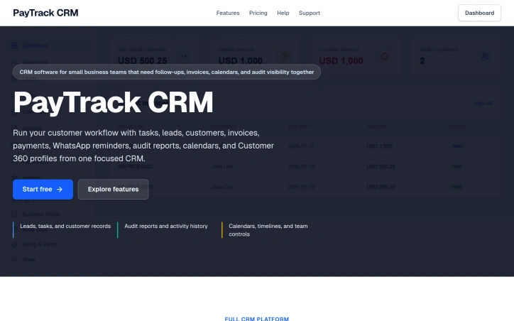 paytrack.roshandigitallabs.com screenshot
