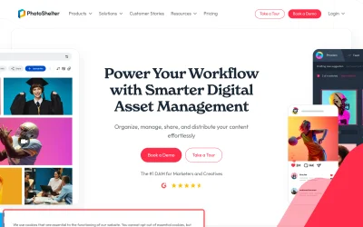 photoshelter.com screenshot