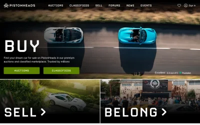pistonheads.com screenshot