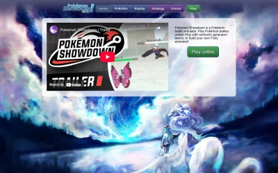 Preview of pokemonshowdown.com
