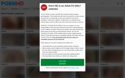 pornhd.com screenshot