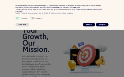 primedigitalads.com screenshot