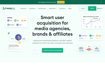 propellerads.com screenshot