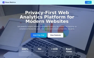 pure-metrics.app screenshot