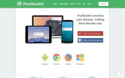 pushbullet.com screenshot