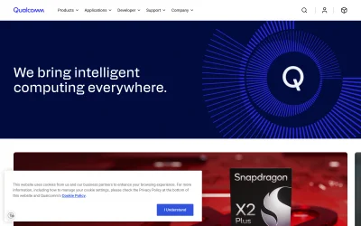 qualcomm.com screenshot