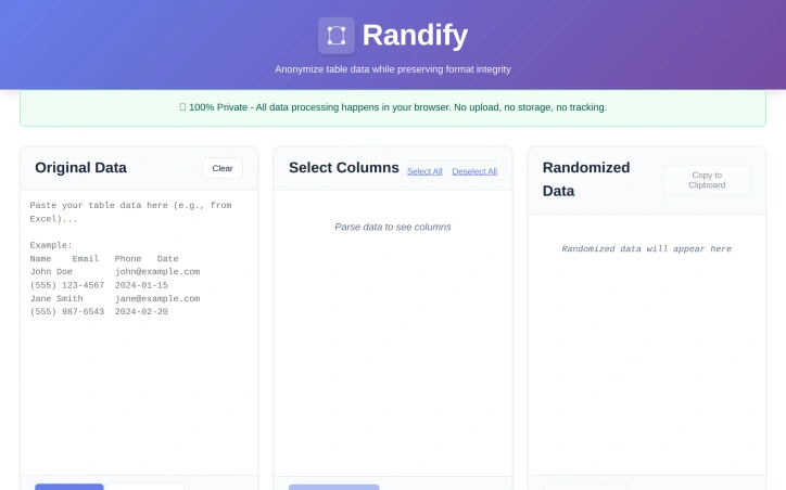 randify.io screenshot