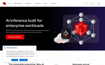 redhat.com screenshot