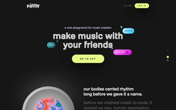 riffle.studio screenshot