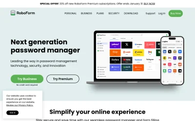 roboform.com screenshot