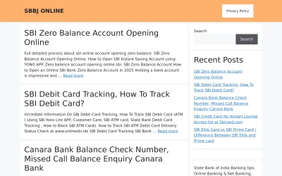 Preview of sbbjonline.com