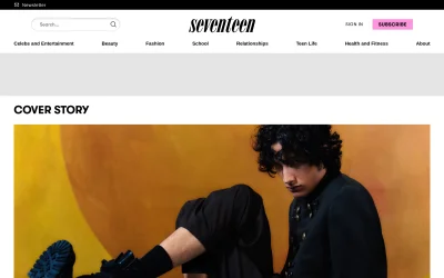 seventeen.com screenshot