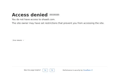 shaadi.com screenshot