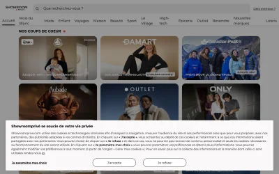 showroomprive.com screenshot