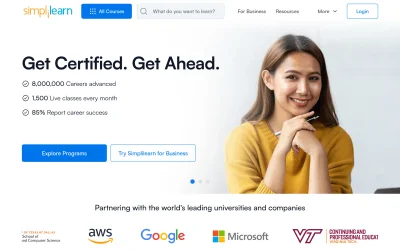 simplilearn.com screenshot