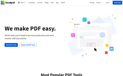 smallpdf.com screenshot