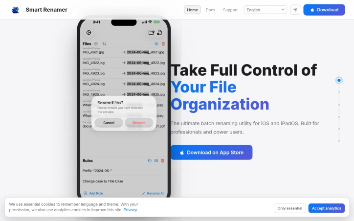 smartrenamer.app screenshot