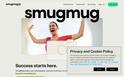 smugmug.com screenshot