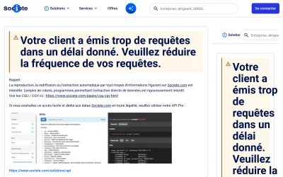 societe.com screenshot