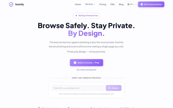 sorinify.com screenshot