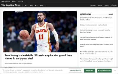 sportingnews.com screenshot