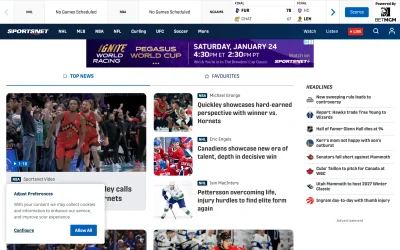 sportsnet.ca screenshot