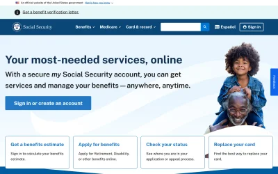 ssa.gov screenshot