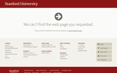 stanford.edu screenshot