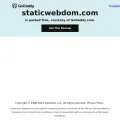 staticwebdom.com screenshot
