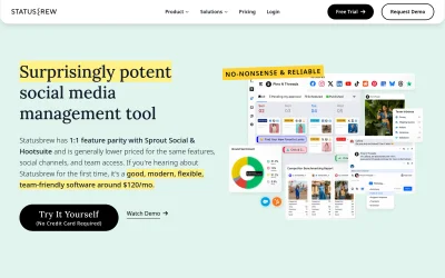 statusbrew.com screenshot
