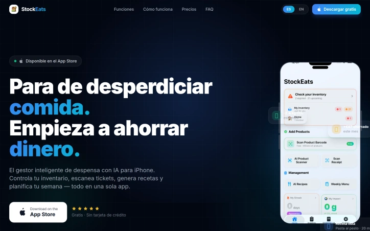 stockeats.netlify.app screenshot