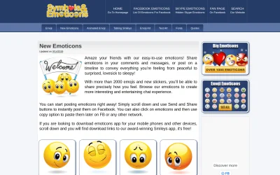 symbols-n-emoticons.com screenshot