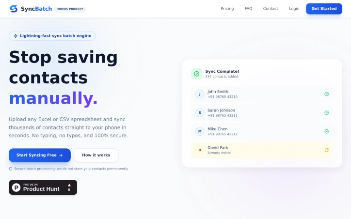 Preview of syncbatch.inovuslabs.org