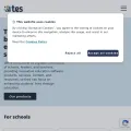 tes.com screenshot