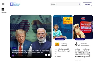 Preview of thelogicalindian.com